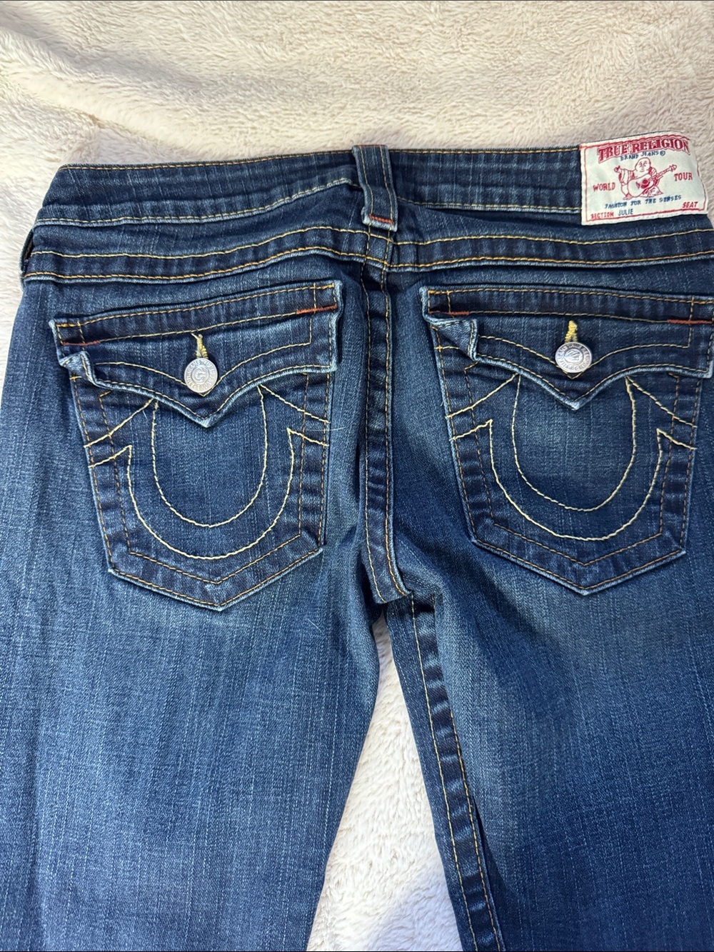 True Religion Julie Denim Jeans Made in USA Size 30 - Picture 14 of 16